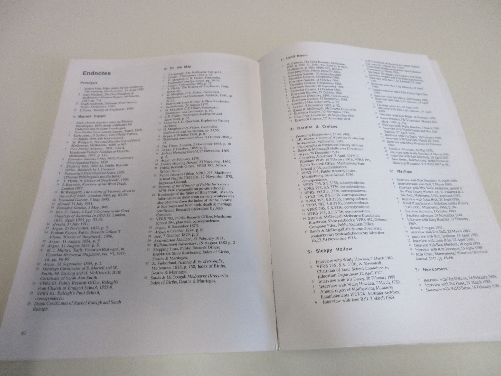 Maribyrnong: Action in Tranquillity – Olwen Ford & Pamela Lewis – 88 Pages, 1989