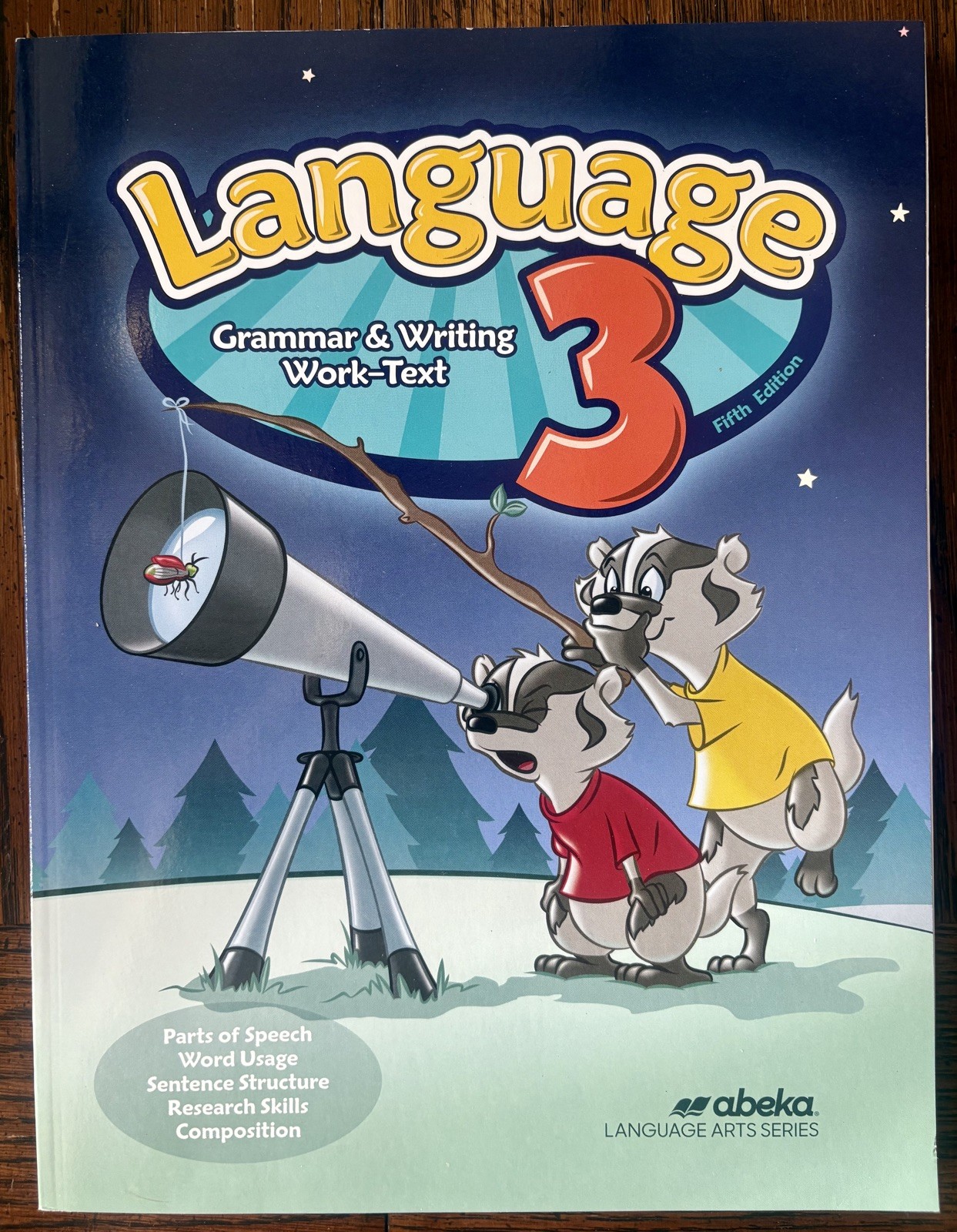 Abeka Language 3 Work Text Key 5th Edition (2018) 3rd Grade Homeschool NEW