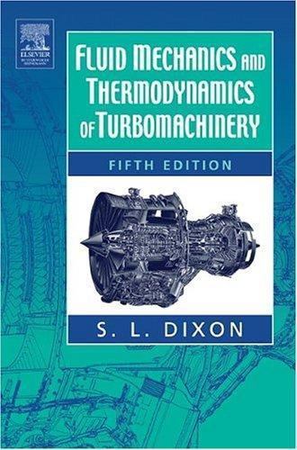 Fluid Mechanics and Thermodynamics of Turbomachinery – paperback Dixon B.Eng…