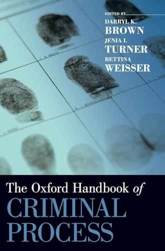 The Oxford Handbook of Criminal – Hardcover, by Brown Darryl K.; – Very Good