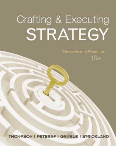 Crafting & Executing Strategy: Concepts – 0077325176, paperback, Arthur Thompson