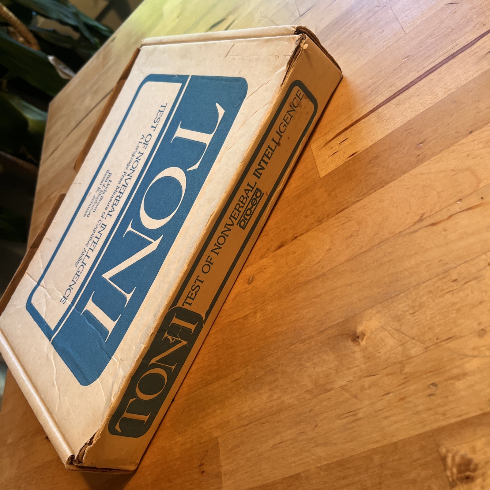 Test Of Nonverbal Intelligence (TONI) In Box, Set/Kit Measure Cognitive Ability