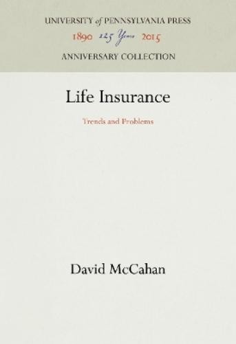 David McCahan Life Insurance (Hardback) Anniversary Collection