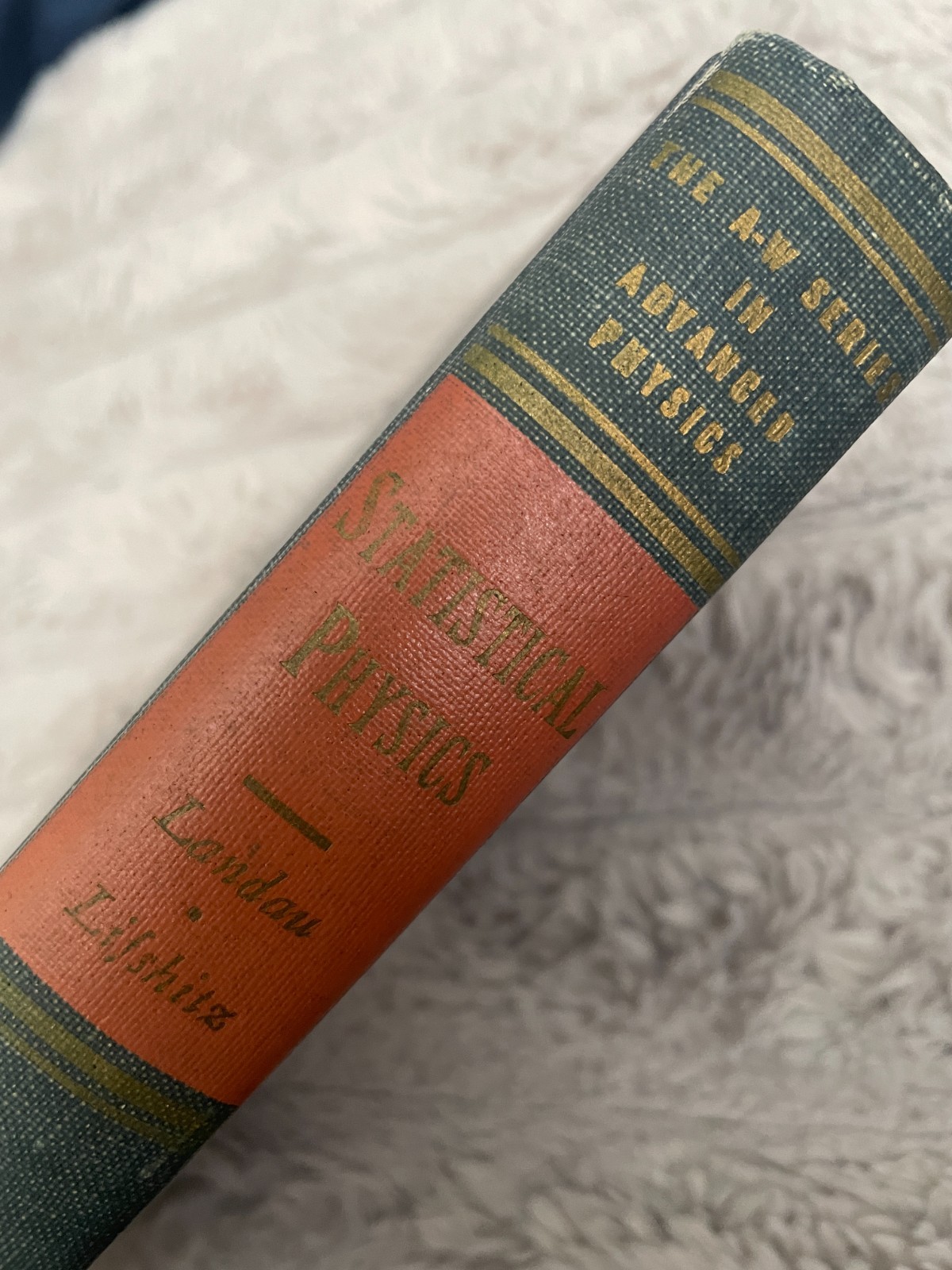 Statistical Physics Volume 5 Landau and Lifshitz 1958 1st Edition Hardcover