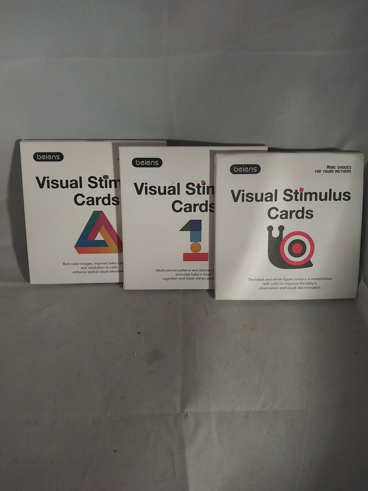 Beiens Visual Stimulus Cards – Black And White ..Multicolor.. Rich Color