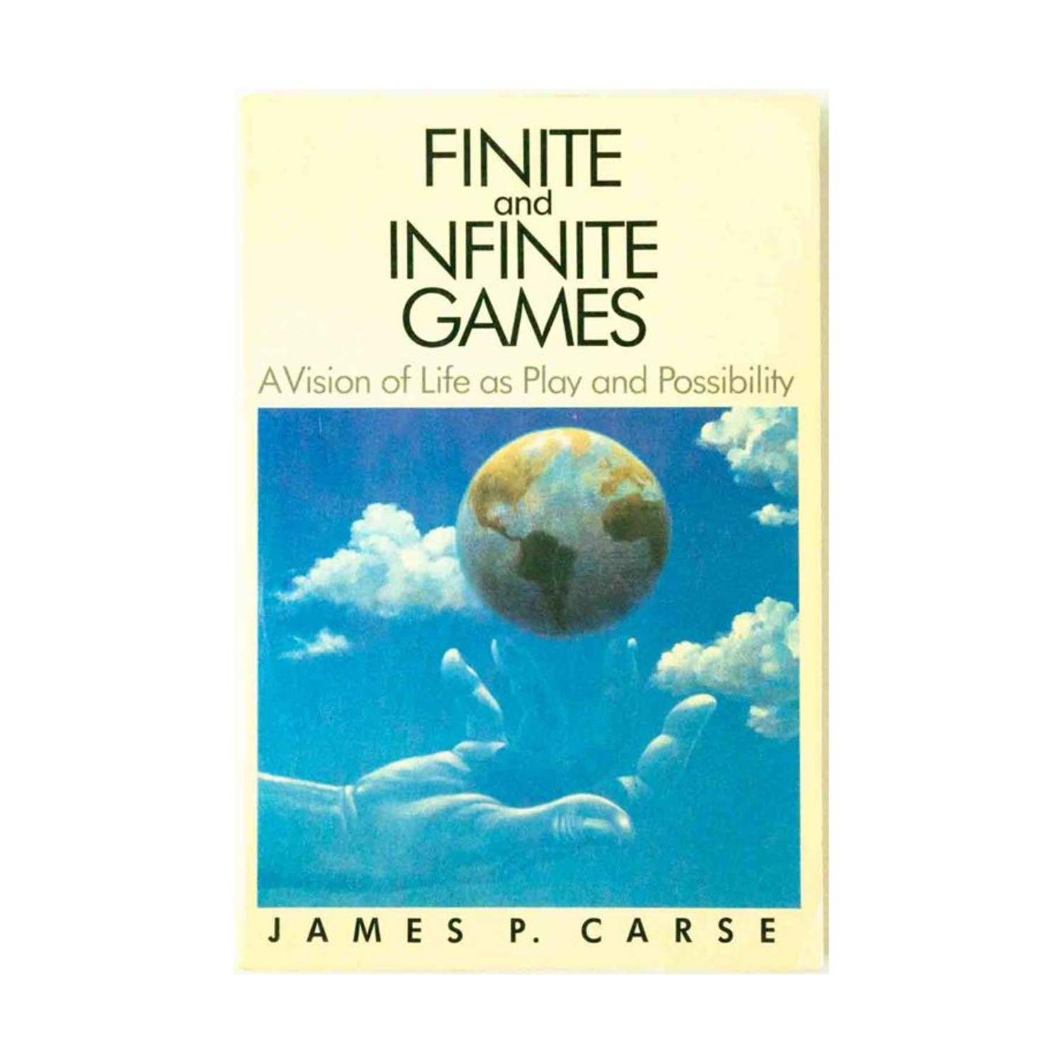 Free Press Book – Refer Finite and Infinite Games – A Vision of Life as P VG+