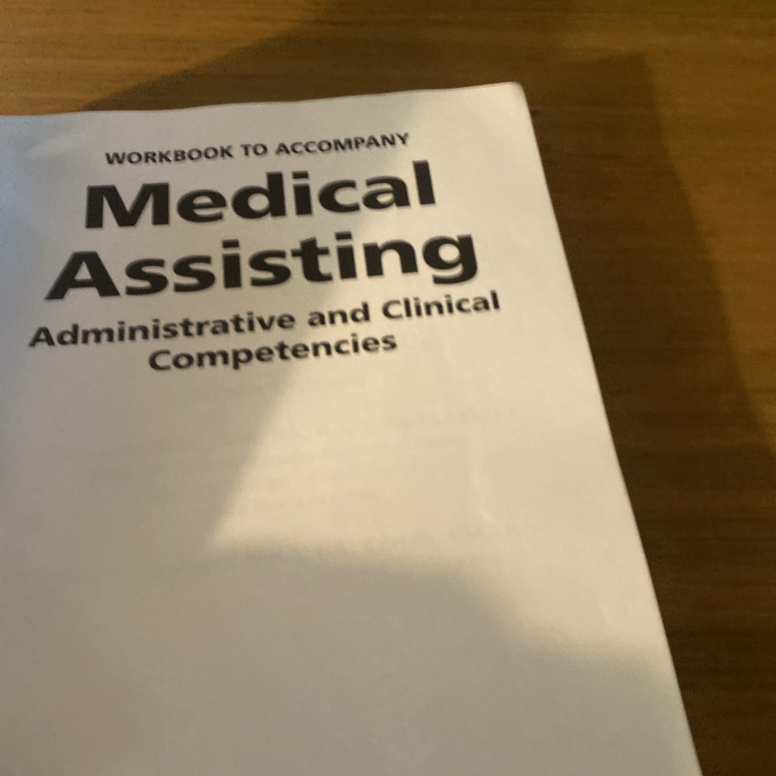 Student Workbook for Medical – Paperback, by Blesi Michelle – Very Good o