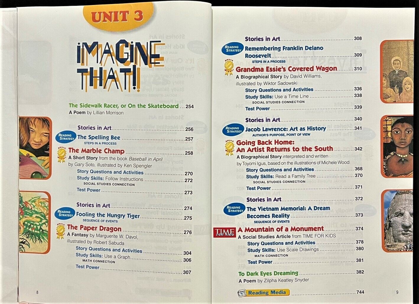 5th Grade – READING – Student Textbook (2005, Macmillan/McGraw-Hill)