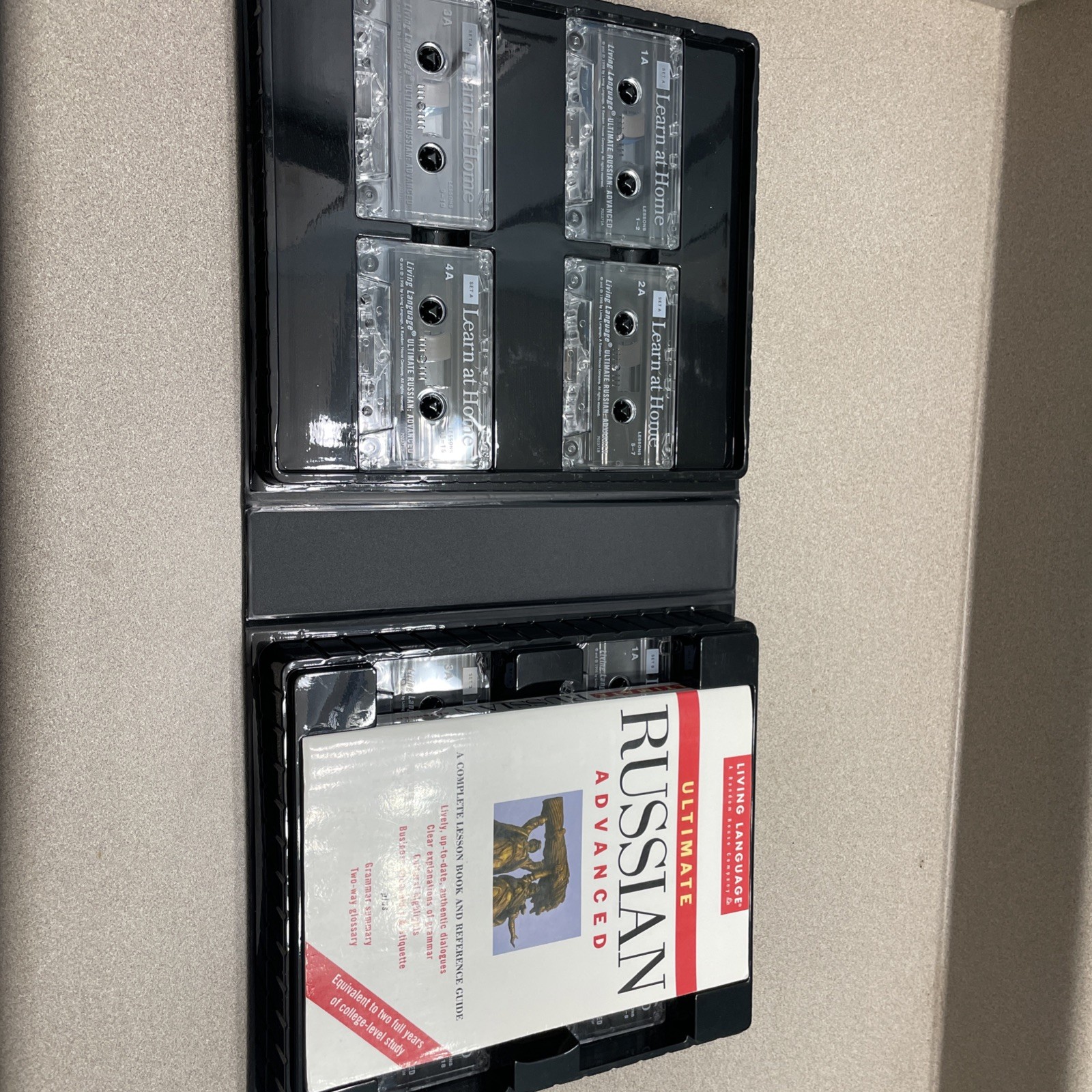Ultimate Russian Advanced Living Language Course 8 Cassettes W/ Textbook