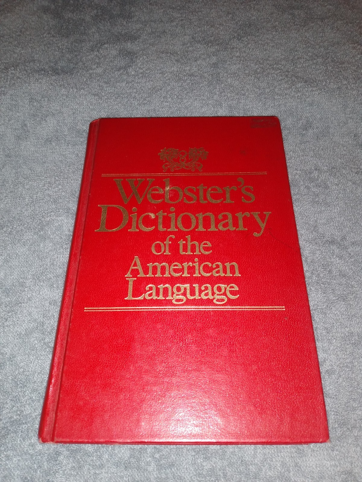 Webster’s Dictionary of the American Language 1976 HC Red Book Craft Guild