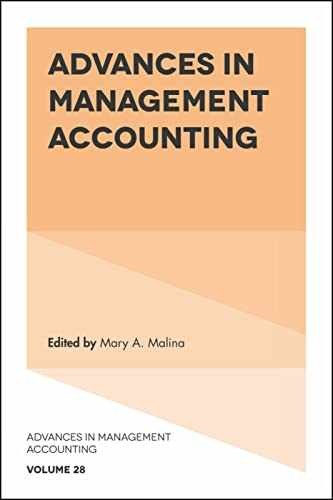 Advances in Management Accounting – Hardcover, by Mary A. Malina; – New