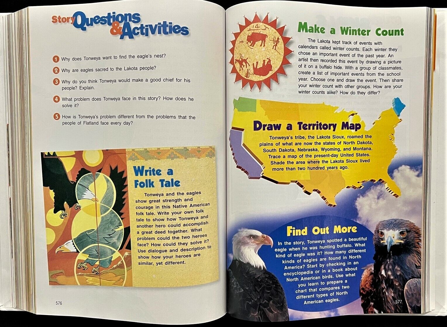 5th Grade – READING – Student Textbook (2005, Macmillan/McGraw-Hill)