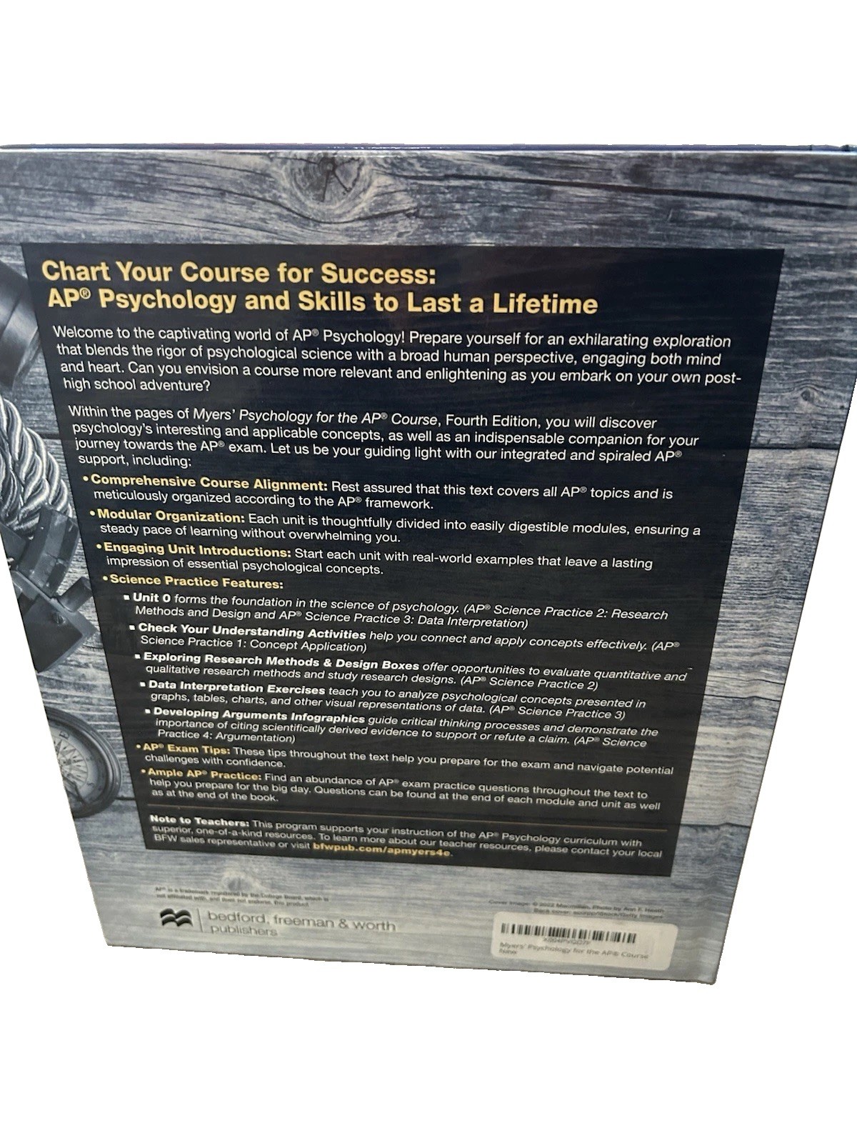 Myers’ Psychology for the AP Course: 4th Edition by Myers, DeWall and Hammer