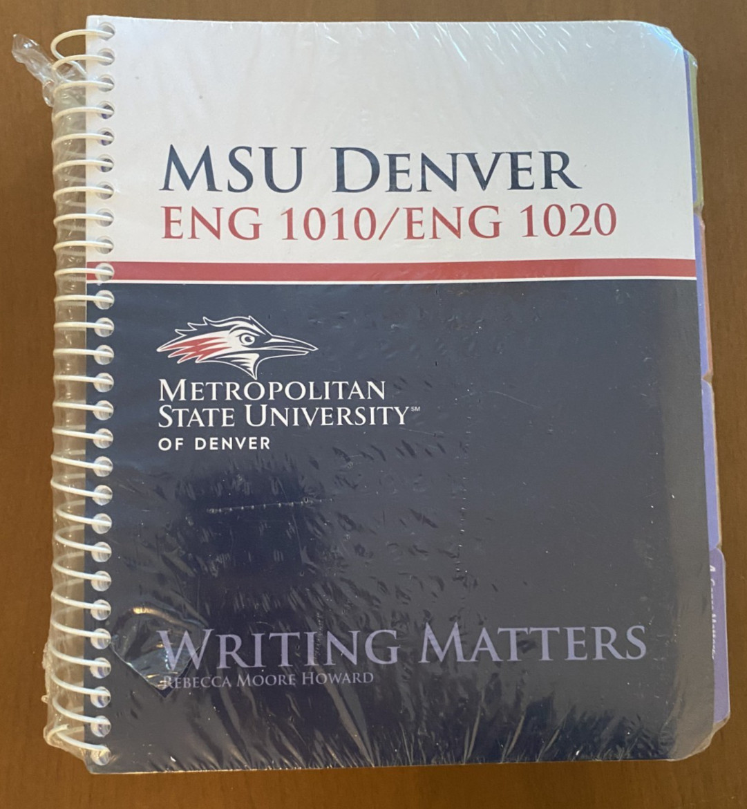 MSU Denver ENG 1010/1020 Writing Matters + MLA 2016 Update Rebecca Moore NEW!