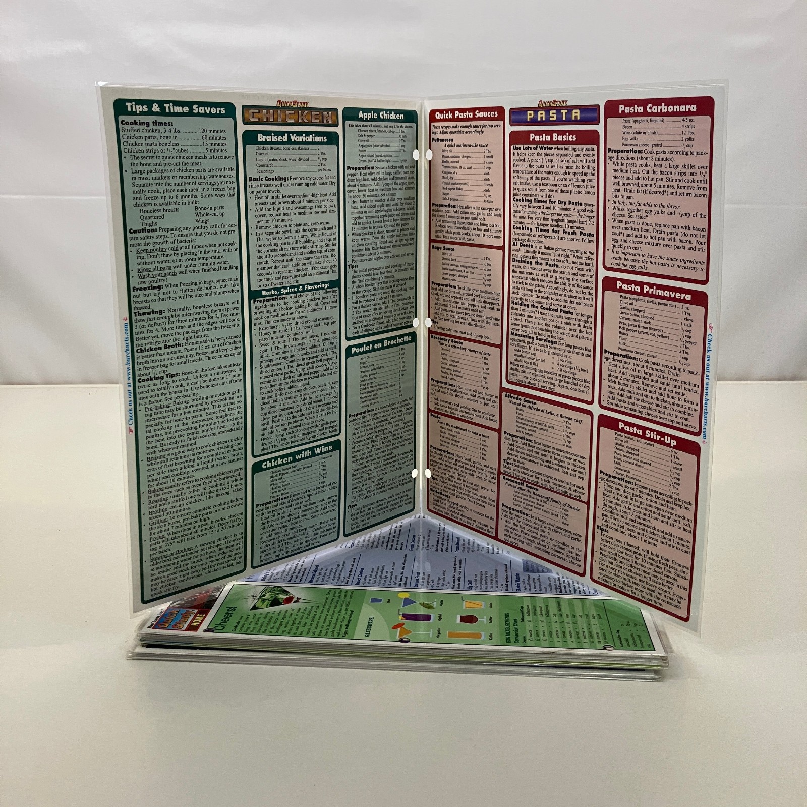 12 Mixed Subject BarCharts Quick Study Language Computer Home Academic Guide Lot