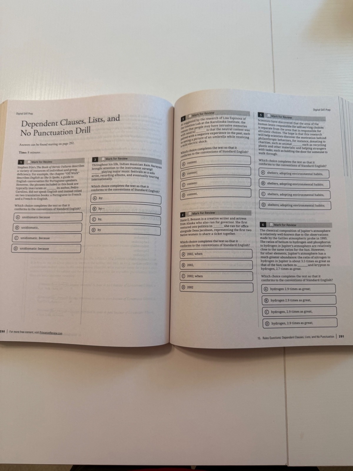 Digital SAT Premium Prep Book 2025 – The Princeton Review Very Good Condition
