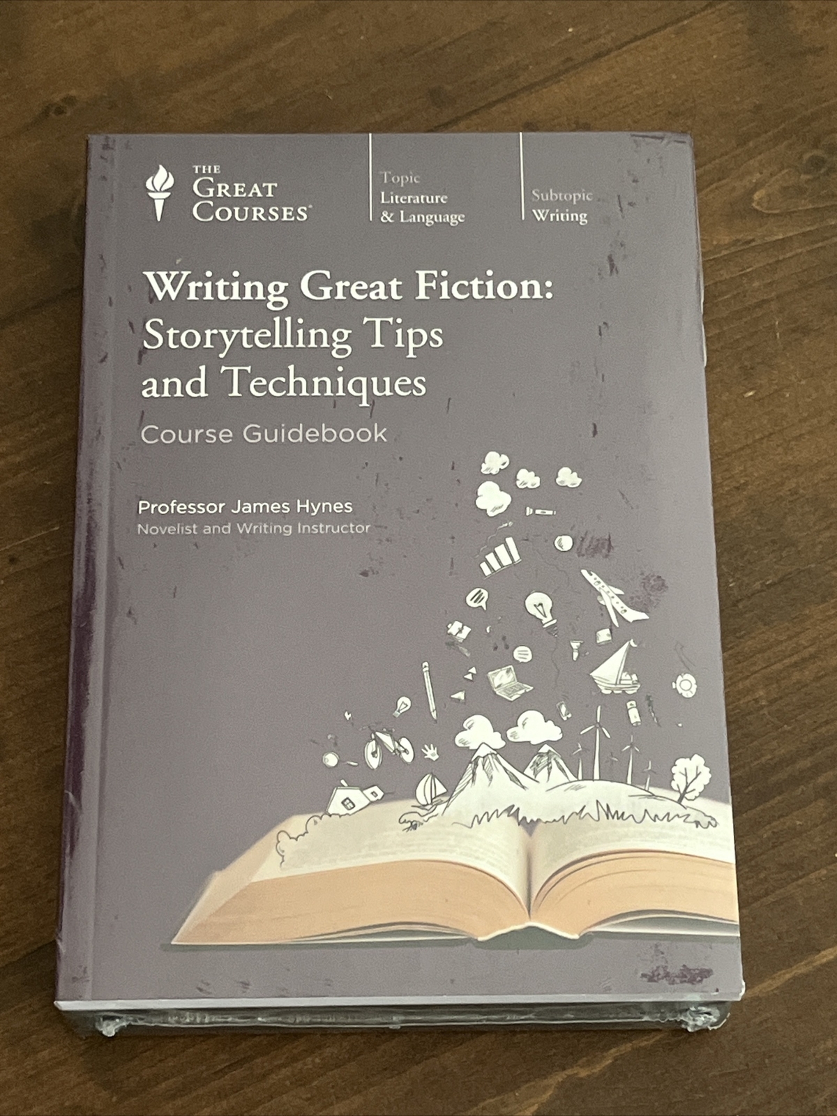 Great Courses WRITING GREAT FICTION Prof Hynes Course Guidebook + 12 DVDs NEW