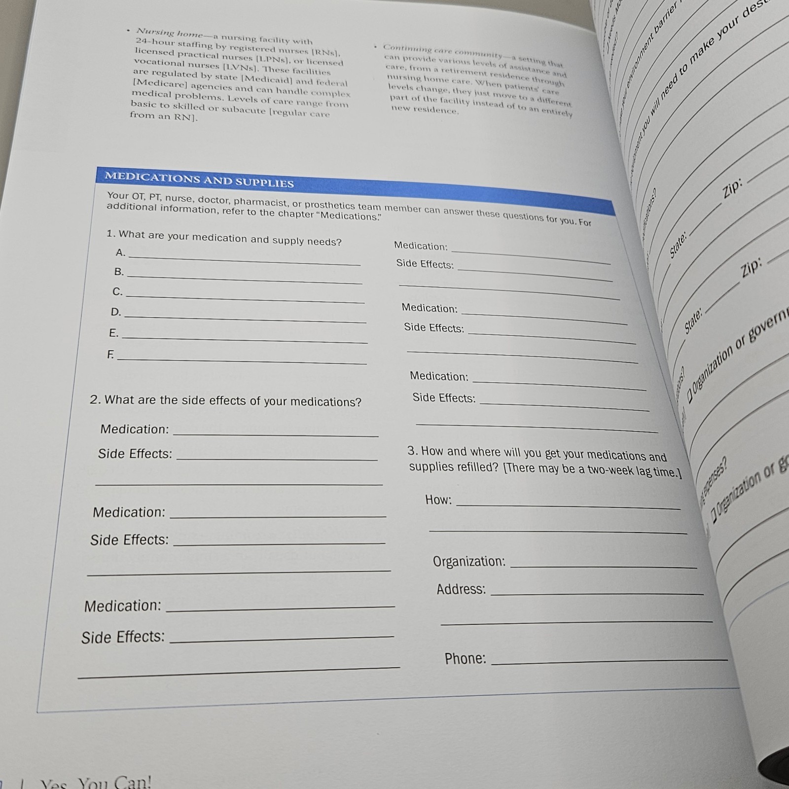 Yes, You Can! A Guide To Self Care For Persons With Spinal Cord Injury 4th Ed
