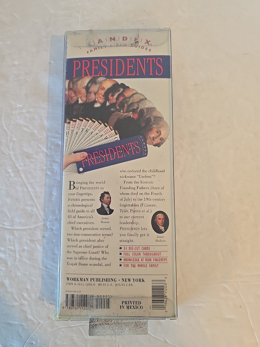 Presidents Guide Fandex Family Field Guides Workman Publishing