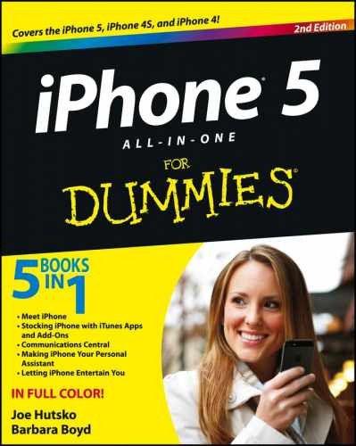iPhone 5 All-in-One For Dummies – Paperback, by Hutsko Joe; Boyd – Very Good x