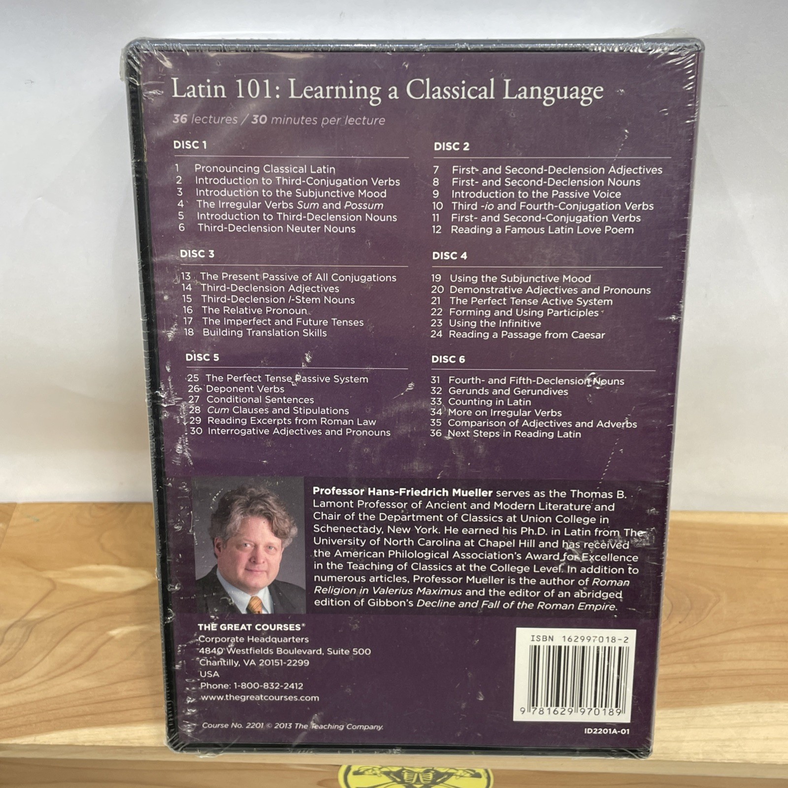 Latin 101 : Learning a Classical Language by The Great Courses (6-DVD Set)