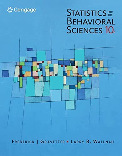 Statistics for the Behavioral Sciences – Standalone Book