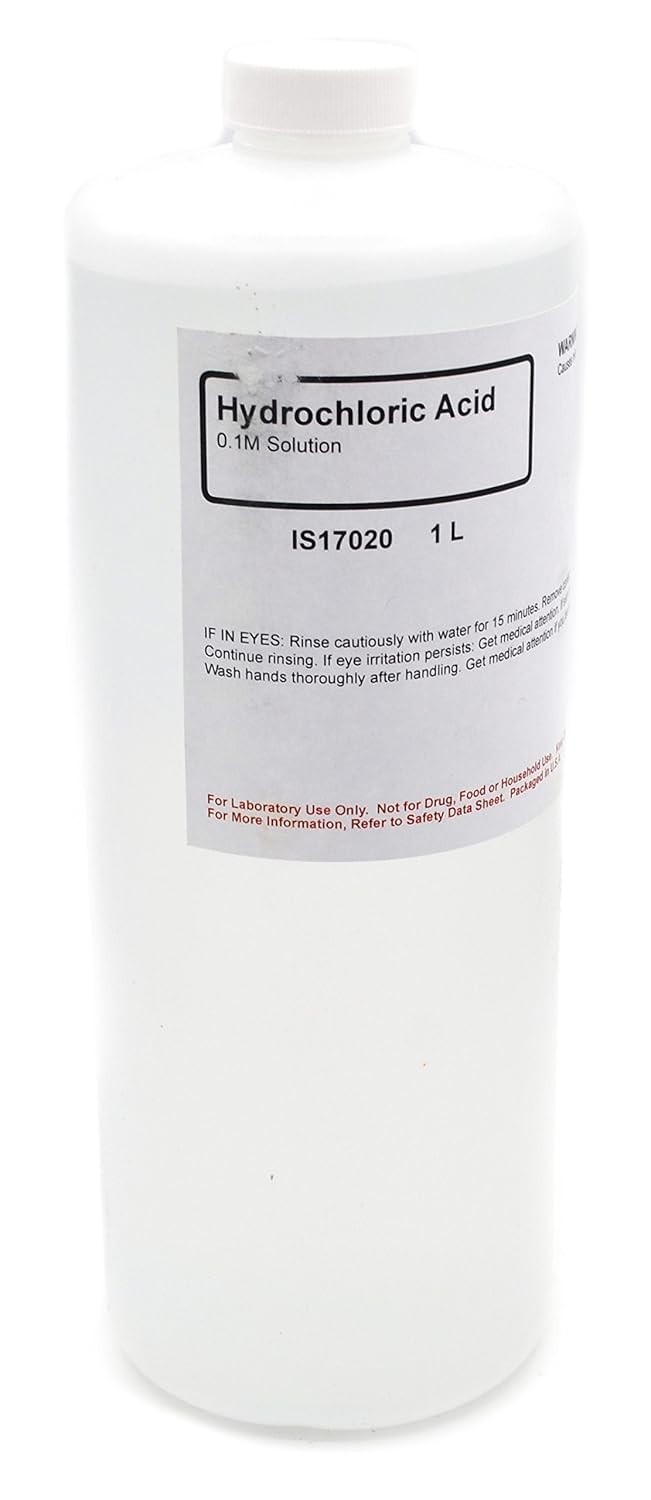 High-Quality 0.1M Hydrochloric Acid 1L – Essential for Lab Experiments