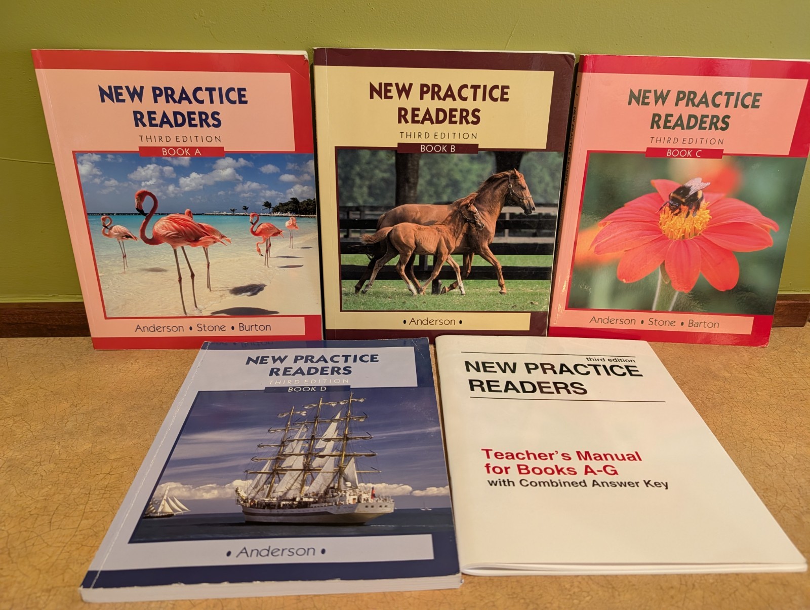 Lot Of 4 New Practice Readers Comprehension Books ABCD & Teachers Guide