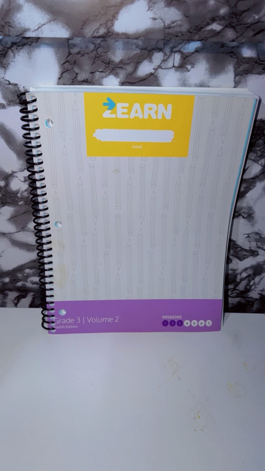 Zearn Grade 3 Mathematics Volume 2 Fourth Edition Spiral Bound Textbook