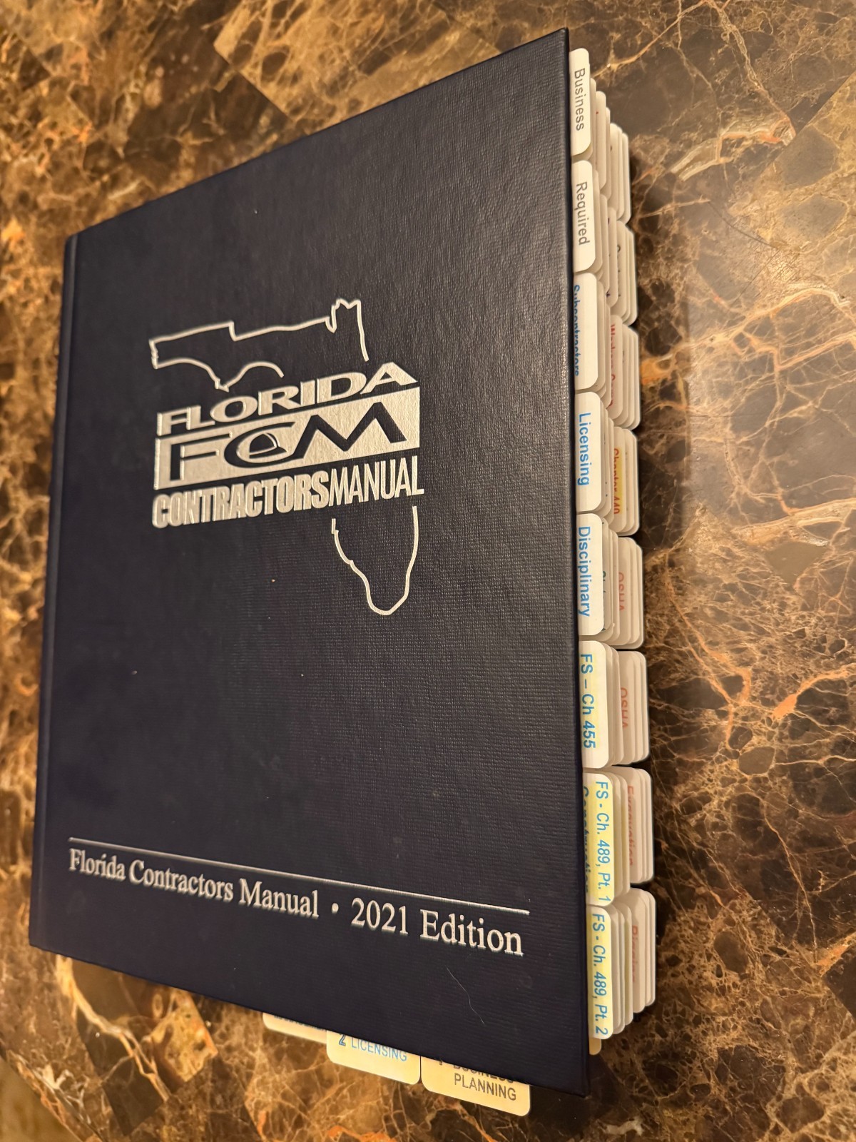 FLORIDA CONTRACTORS MANUAL 2021 EDITION