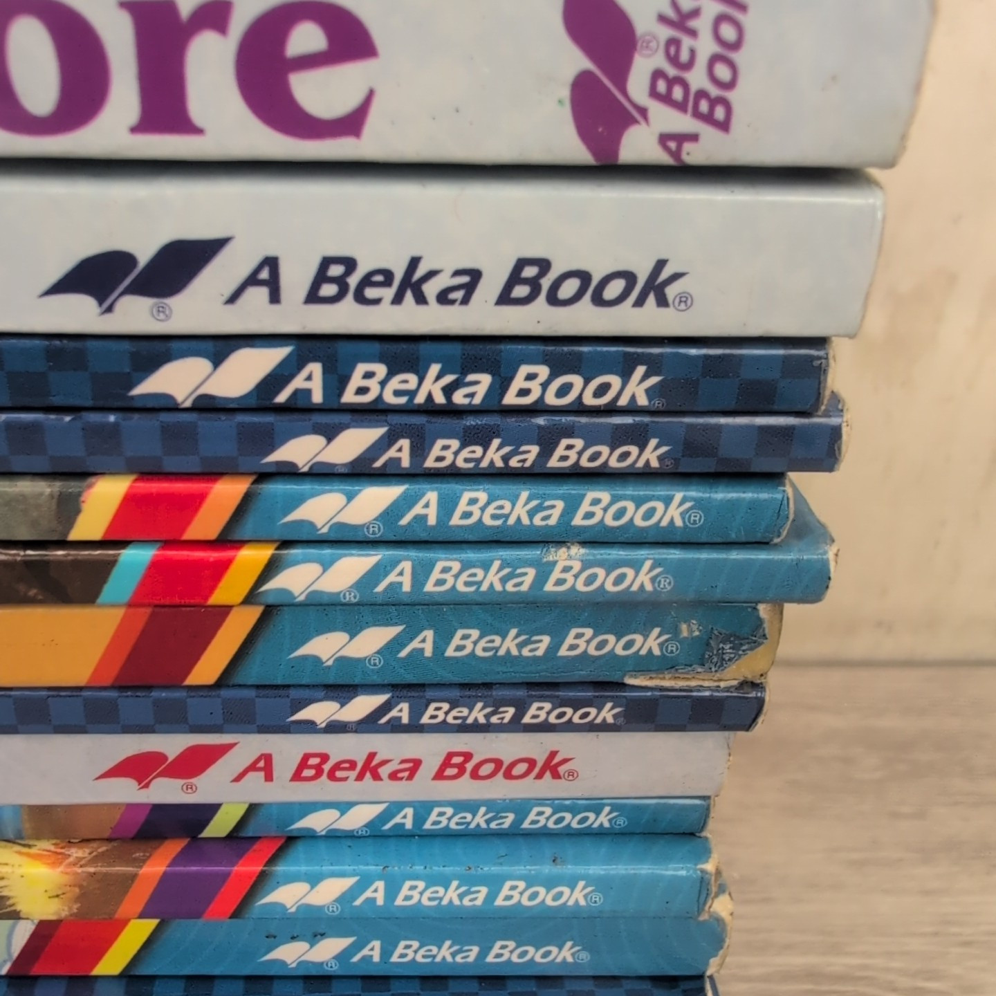 Lot Of 24 A Beka Books Paperbacks Mixed Grades And Subjects Home Schooling