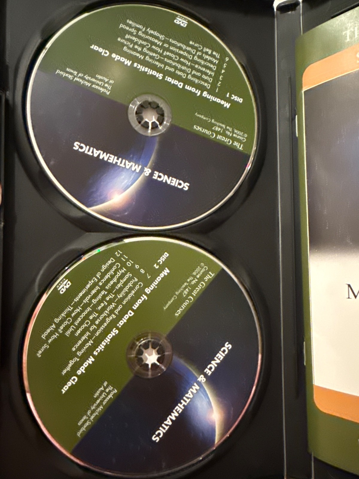 Meaning from Data : Statistics Made Clear by Michael Starbird (DVD)