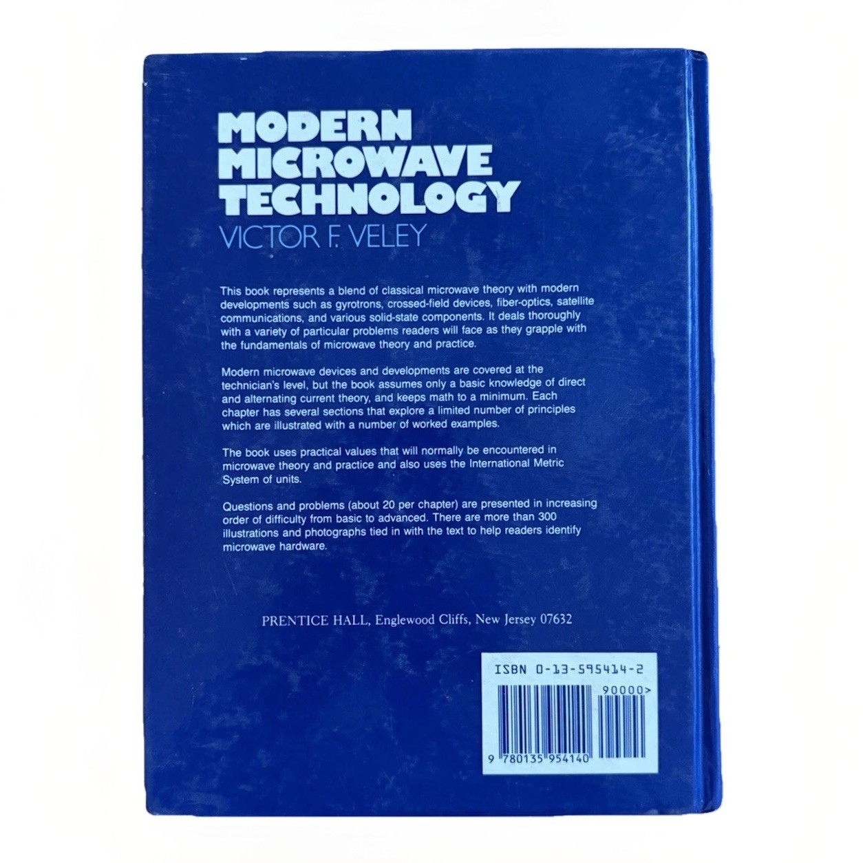 Vintage 1987 Modern Microwave Technology – Victor F. Veley – Prentice Hall HC