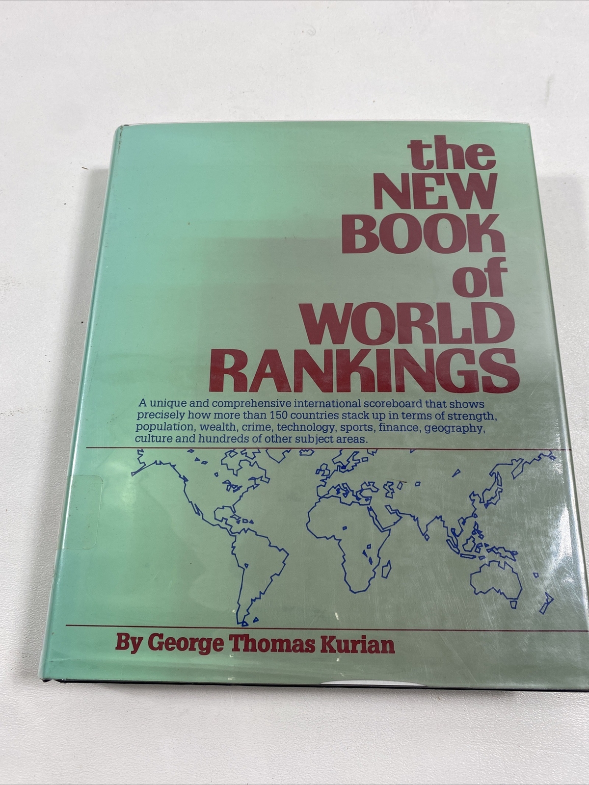 The New Book of World Rankings – George Thomas Kurian (1983, Hardcover, DJ)
