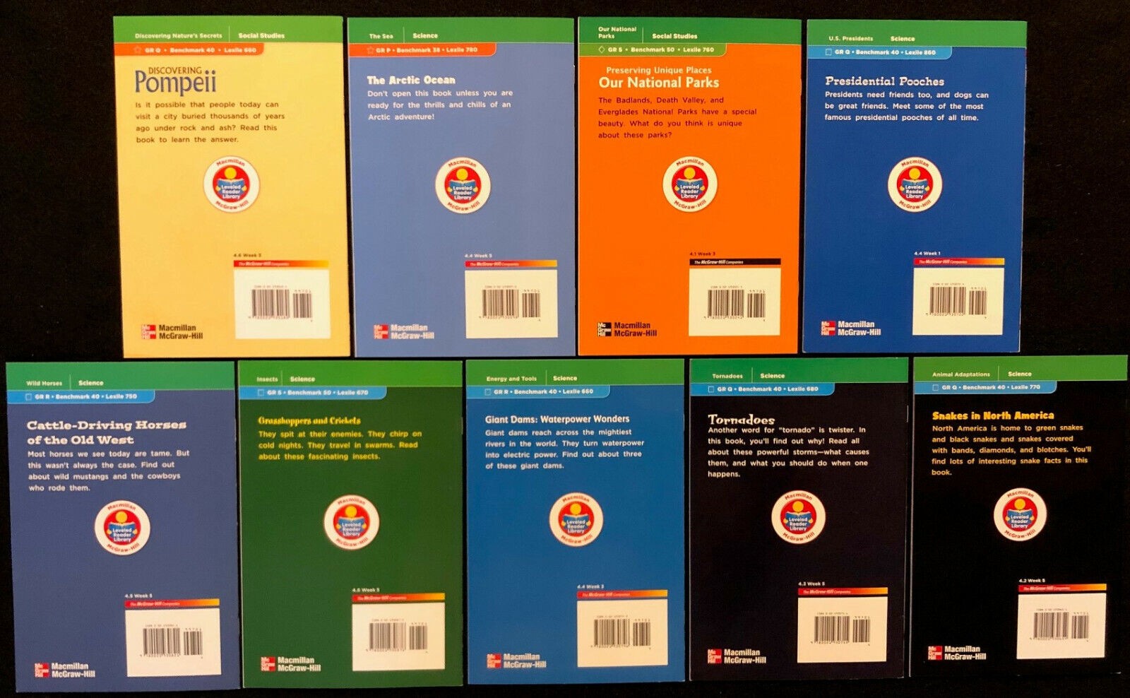4th Grade – GENRE READERS – INFORMATIONAL NONFICTION – 17 books (2009)