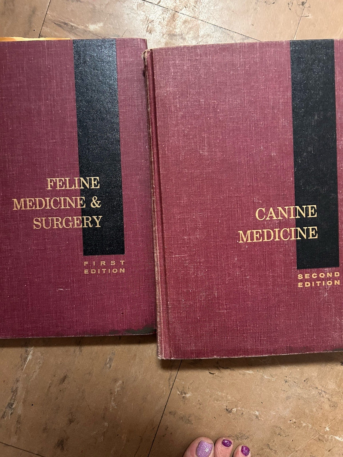 Feline Medicine First Edition Canine Medicine Second Edition Hard Cover Books