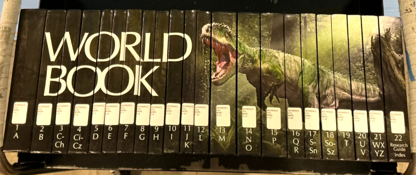 World Book Encyclopedia Set of 22 Books 2022 Edition ex-Library Scenic Spine