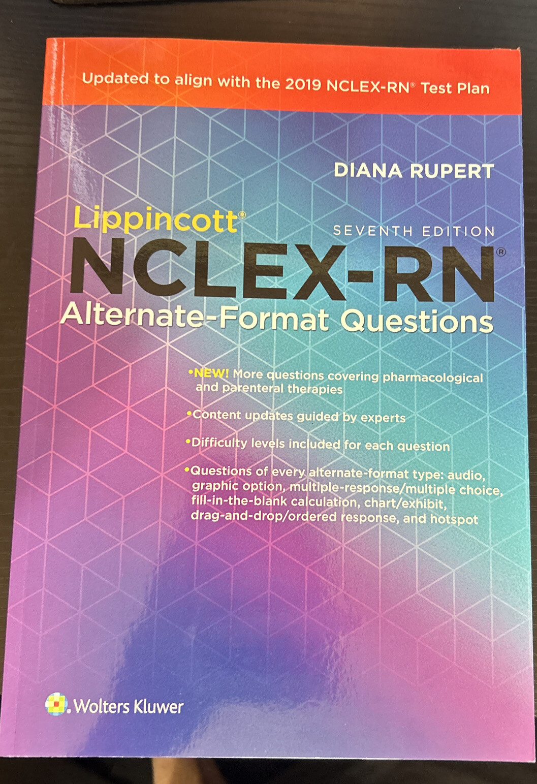 Lippincott NCLEX-RN Alternate-Format Questions by Diana Rupert (2019, Trade…VG