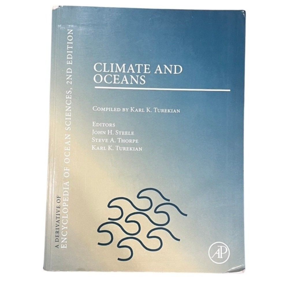 Climate and Oceans Karl Turekian 2nd Edition VG Oceanography Textbook Paperback