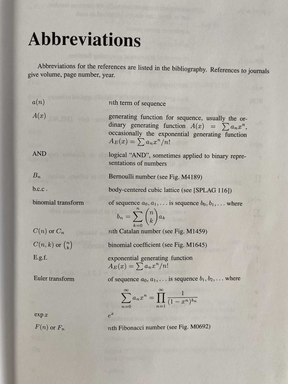 Encyclopedia of Integer Sequences Sloane Plouffe HC Academic Press Ex Library