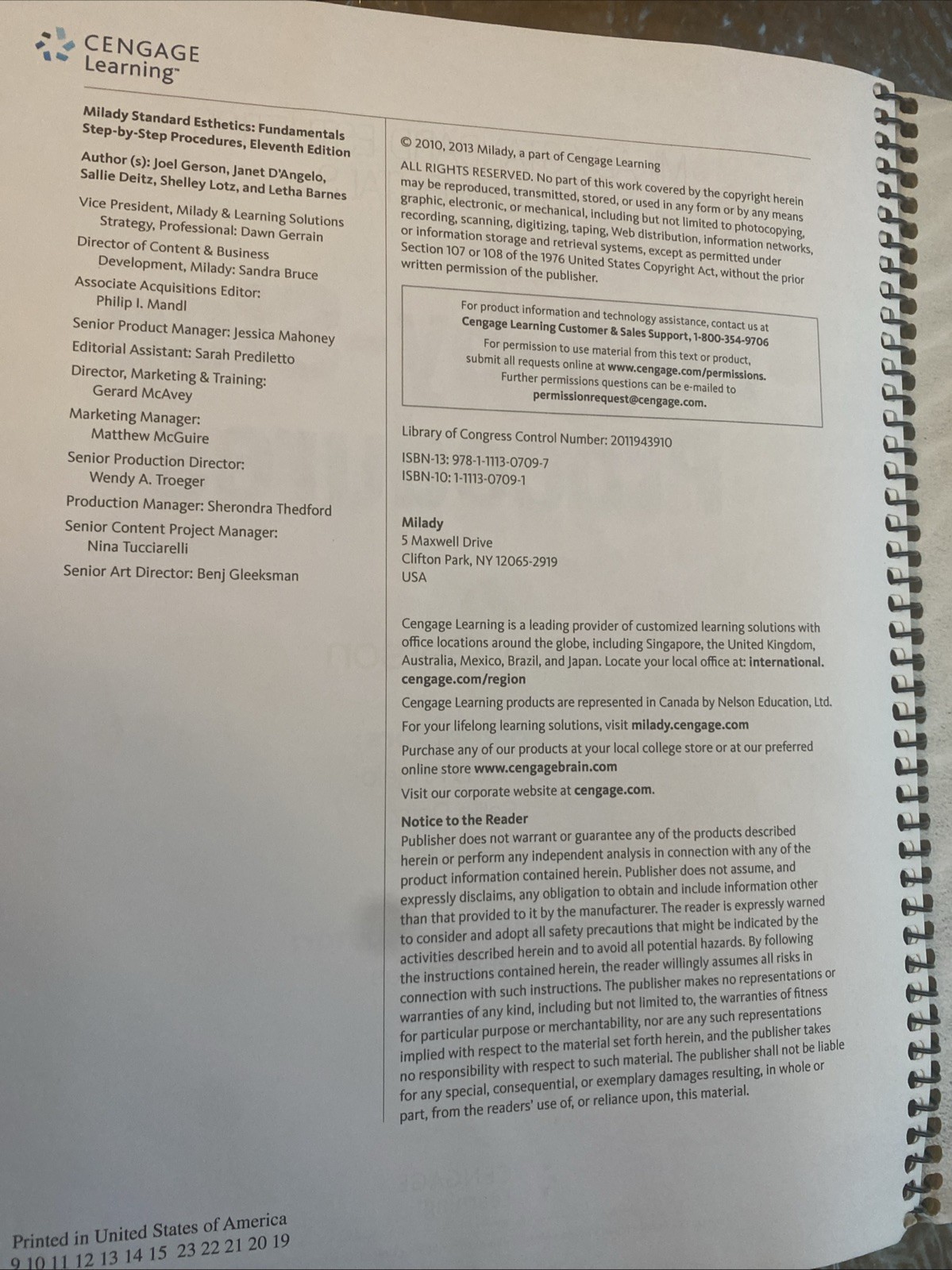 Step-By-Step Procedures for Milady Standard Esthetics: Fundamentals, Spiral…