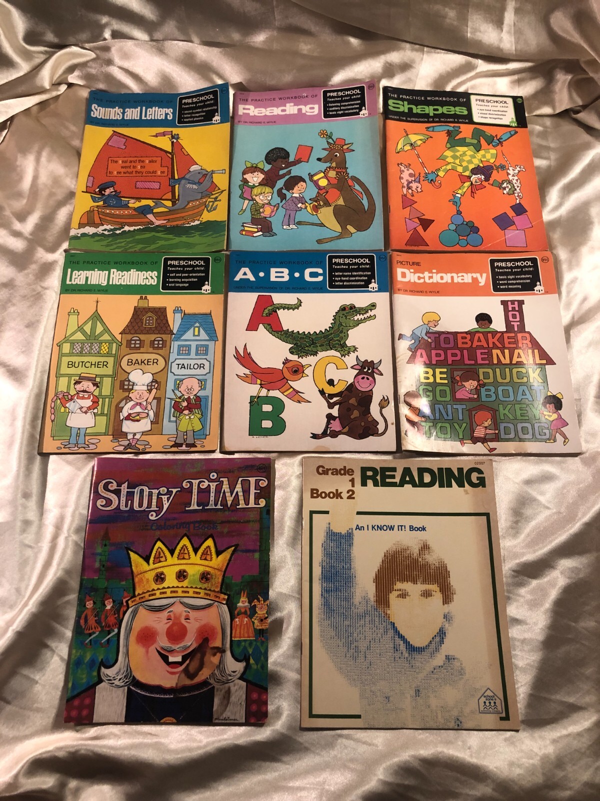 Vintage Preschool Practice Workbooks Playmore Workbooks Lot of 6 + More
