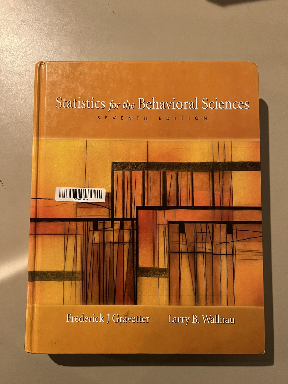 Statistics for the Behavioral Sciences 7th Edition Hardcover Textbook (2007)