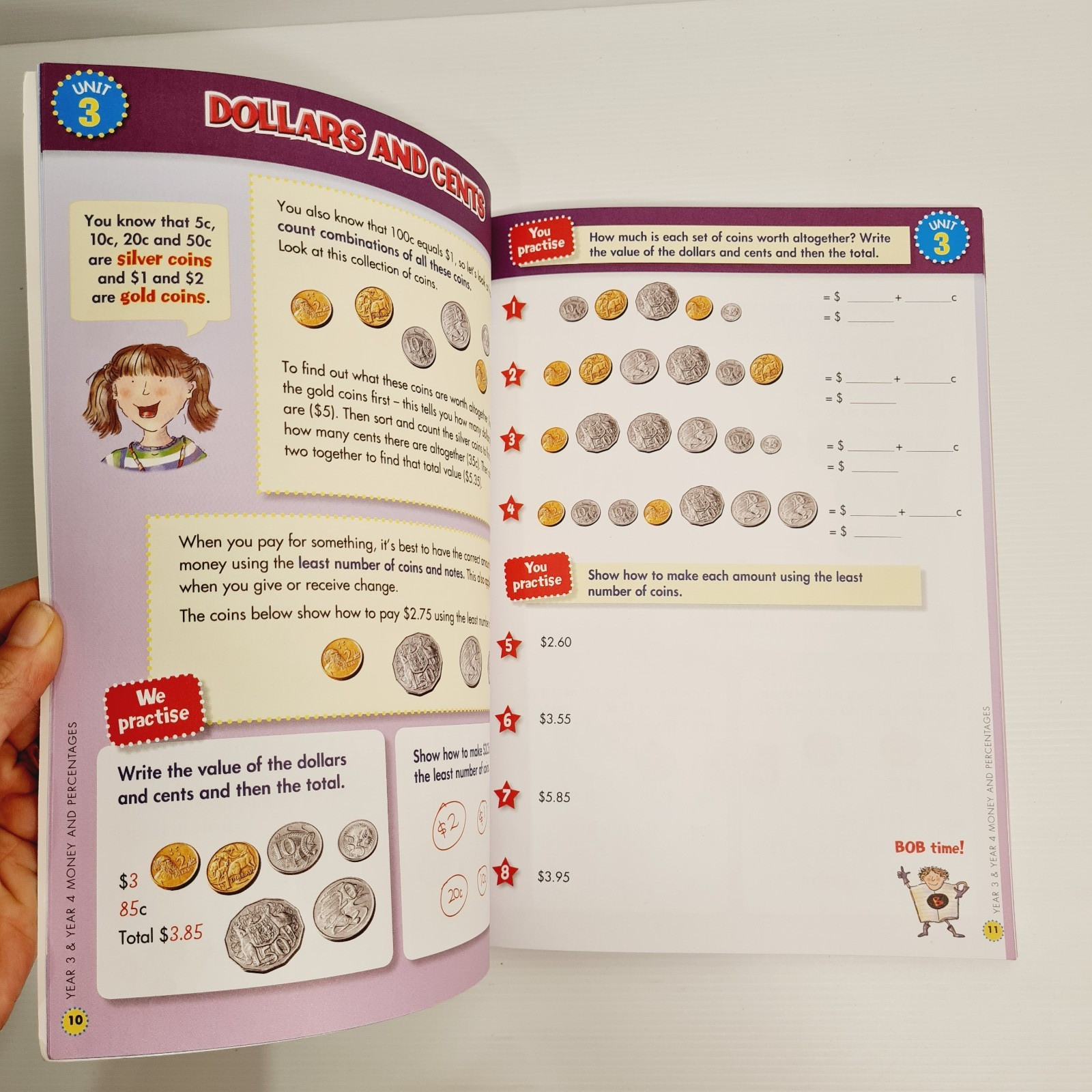 Back To Basics : Money And Percentages Yr 3-4 & Ages 8-10 (Paperback Workbook)
