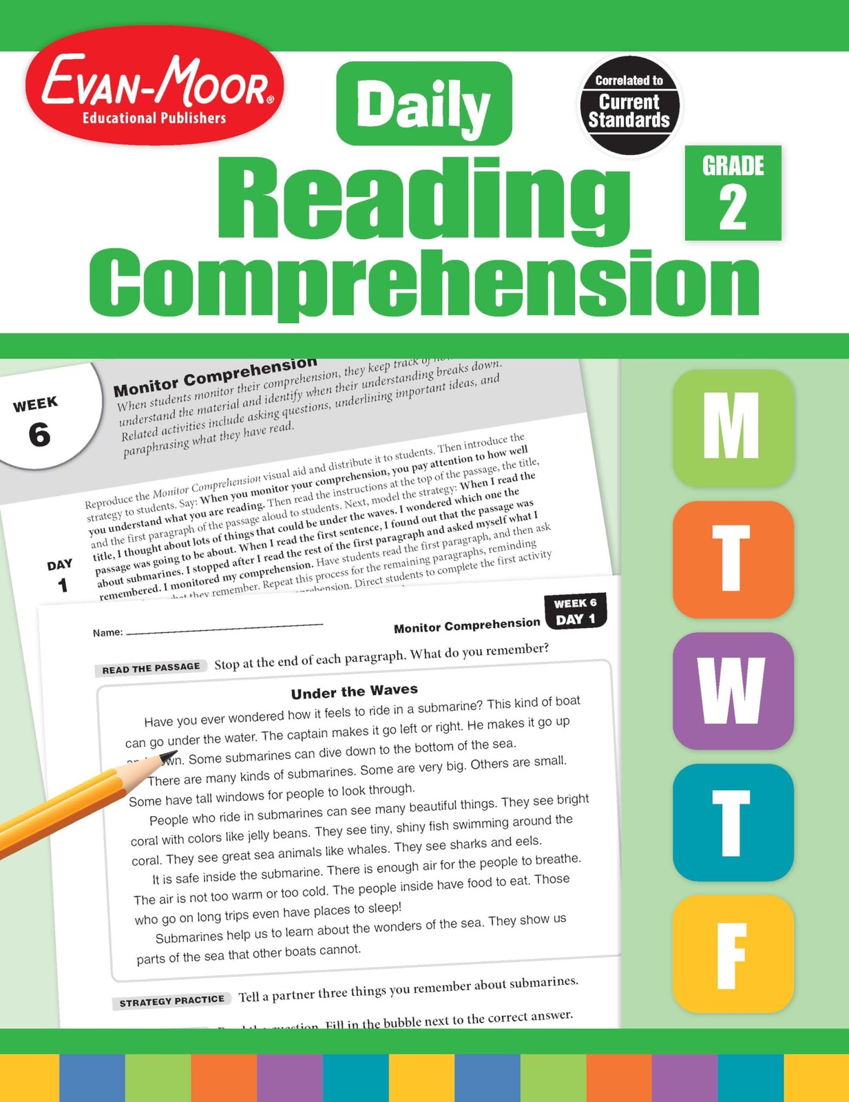 Evan-Moor Daily Reading Comprehension, Grade 2 – Homeschooling & Classroom R…