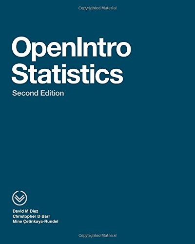 OPENINTRO STATISTICS: SECOND EDITION (SEE BOOK DETAILS) By David Diez VG