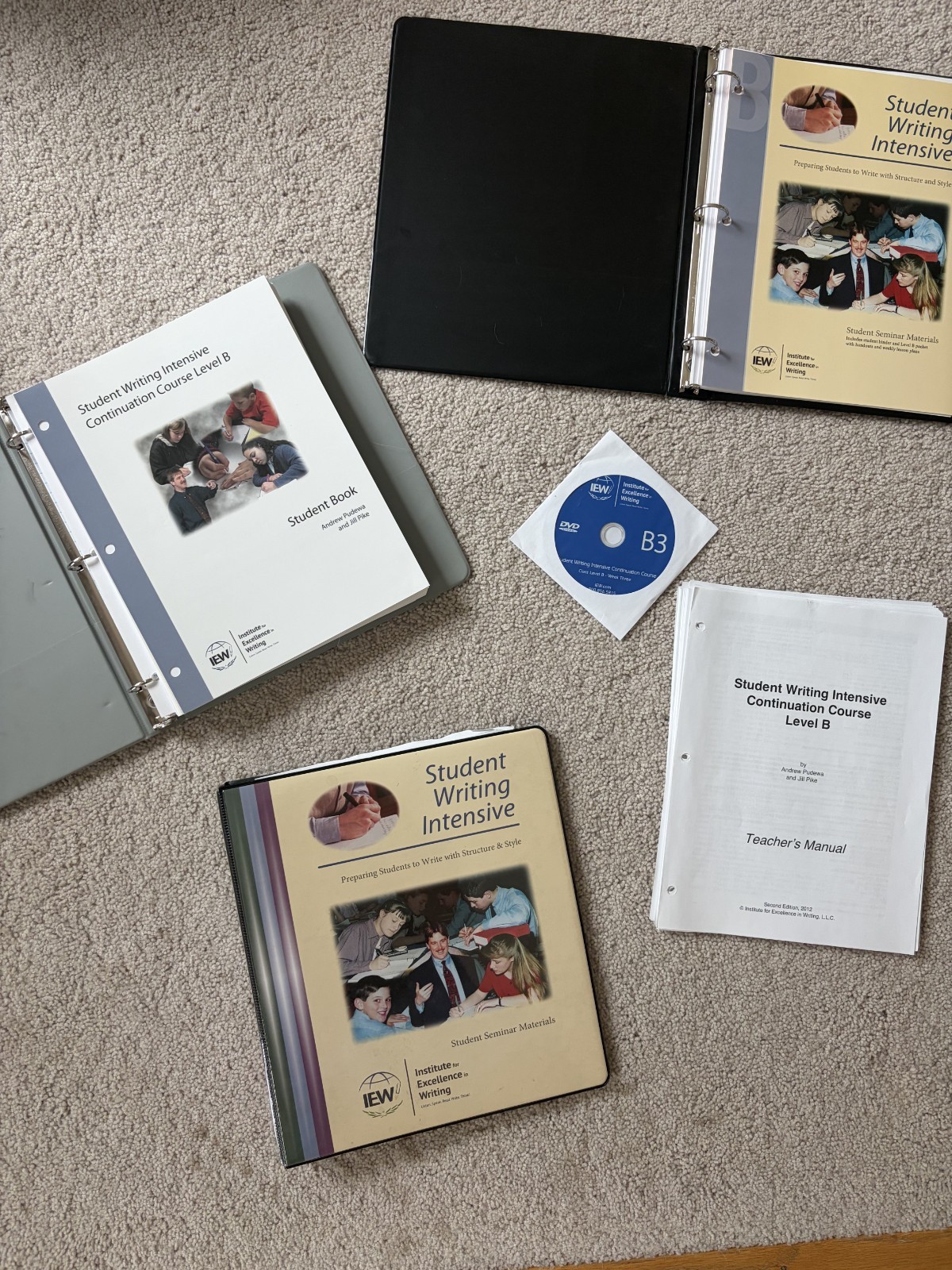 IEW Student Writing Intensive Continuation Course Level B COMPLETE Homeschool