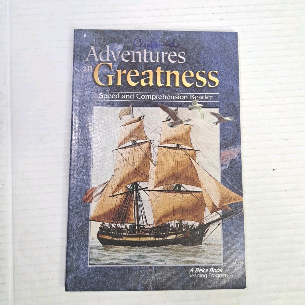 Abeka Adventures in Greatness NEW 6th Grade Speed & Comprehension Reader 4th Ed