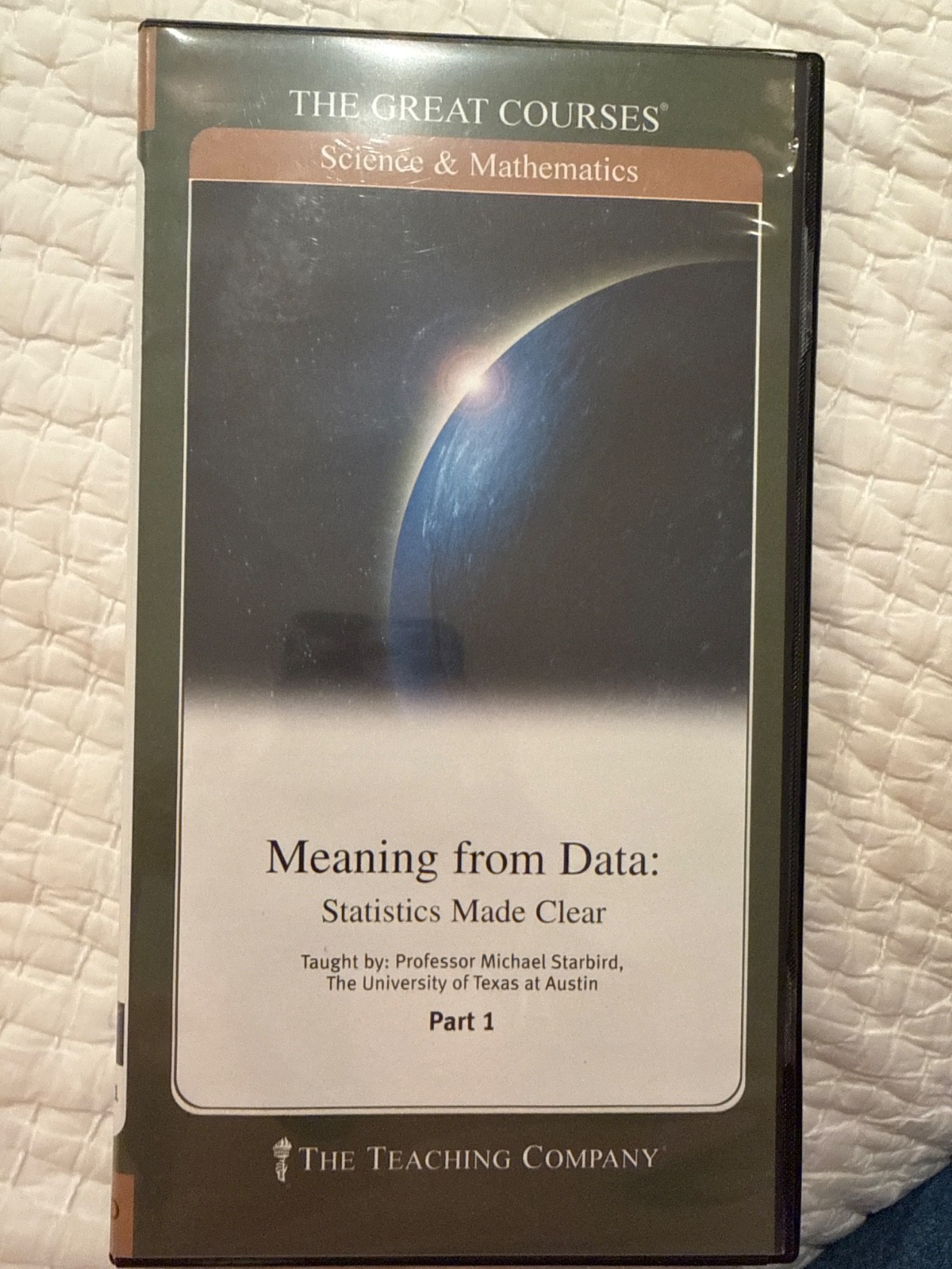 Meaning from Data : Statistics Made Clear by Michael Starbird (DVD)