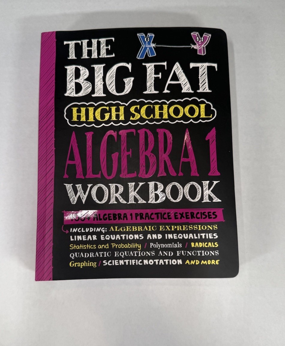 Workman Publishing The Big Fat High School Algebra 1 Workbook Paperback 2023